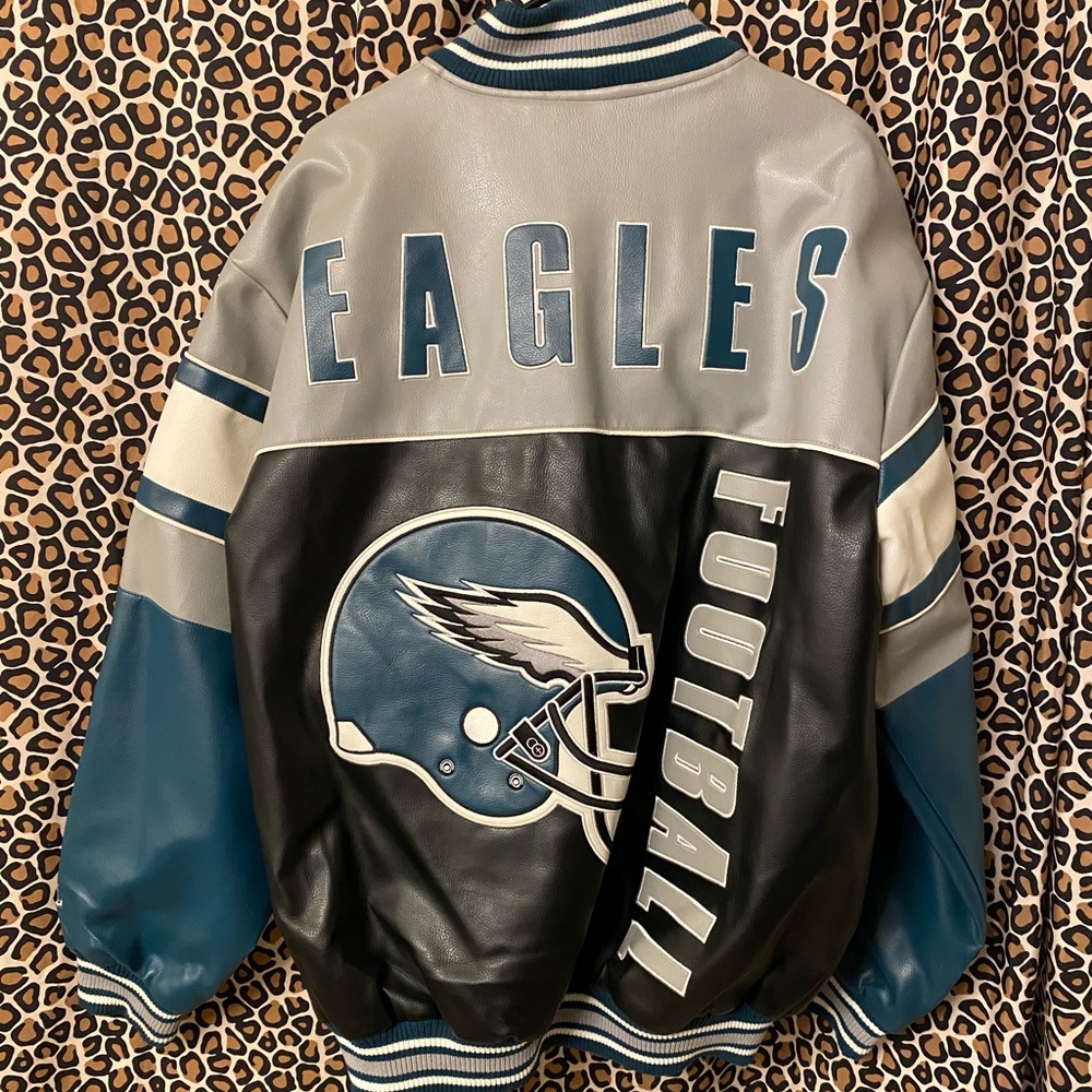 Philadelphia Eagles Men’s Leather Jacket
